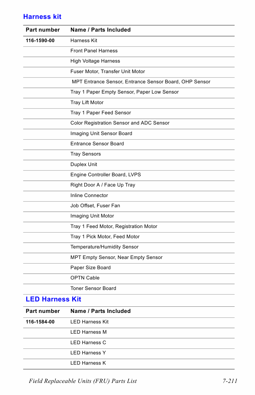 Xerox Phaser 7300 Parts List Manual-6